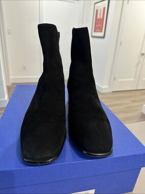 Stuart Weitzman Black Suede Chukka Boots